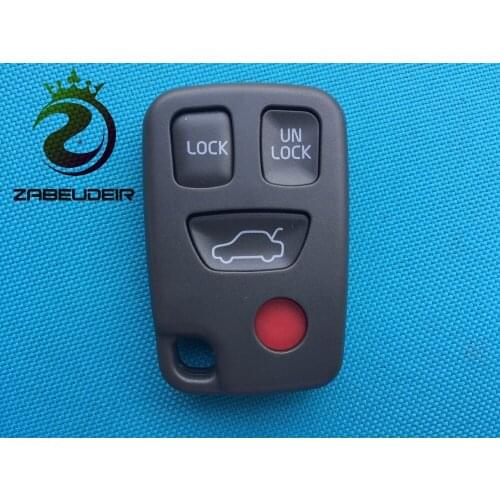 30Pcs/Lot of New Replacement Key Case For Volvo 2/3+1 4/5 Button Remote Shell Cover Blank With Panic Button No Logo Auto Parts