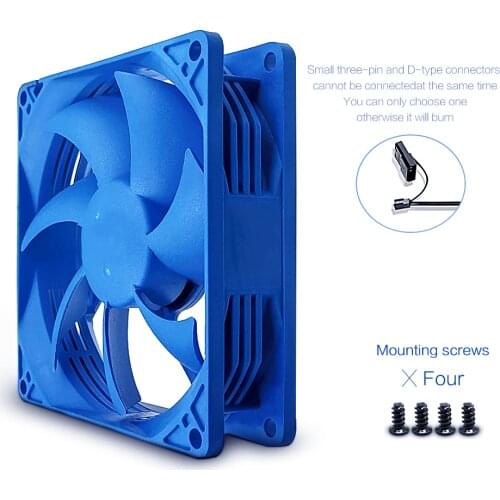 FANNER Blue storm F-80 80mm PC fans Chassis fan Computer ventilation radiator replacement fan