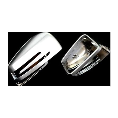 Car Chromium Styling Matt Chrome Side Mirror Cap Replacement For Mercedes Benz W212 E Class 2010-2013 (Pre-facelifed model)
