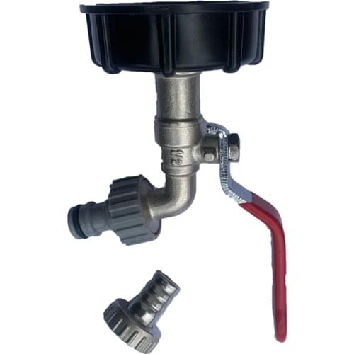 IBC Water Tank Adapter S60x6 Coarse Thread 1/2" Valve Fittings Brass Tools