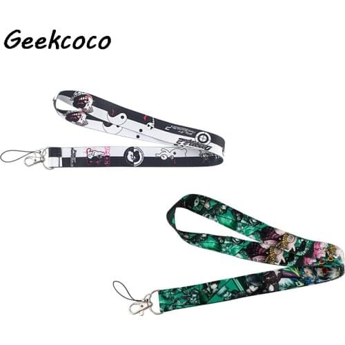J2295 Cartoon Neck Straps Lanyards For Keys ID Card Pass Gym Mobile Phone USB DIY Badge Holder