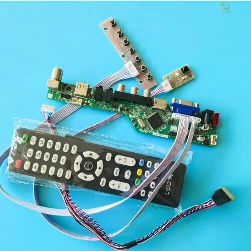 Kit for LTN101NT02 LCD LED remote Controller board 40pin VGA 1024x600 Display TV AV LVDS USB HDMI Audio Screen panel monitor
