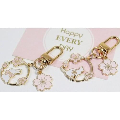 Cute Rabbit Smart Phone Strap Lanyards Keys Hang Rope Phone Charm Decor Airpods KeyChain Pendent Couple Gift