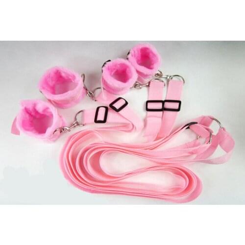 Sex Bondage Multi-function sex restraint kit system,Under bed Restraints & hog-tie, sex game for couples Drop shipping
