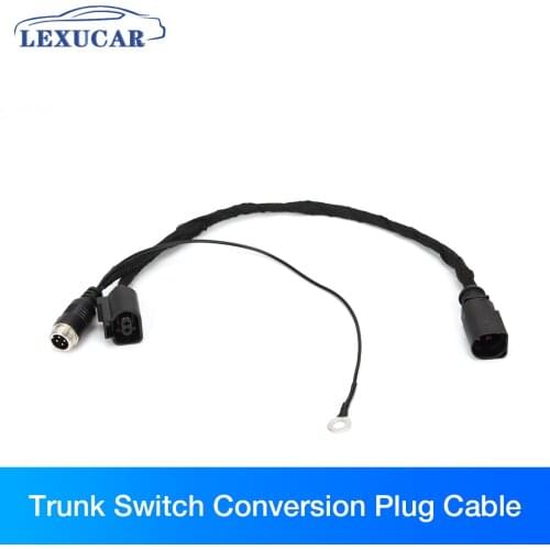 No Cable Break Plug and Play Wire for VW Logo Camera with Trunk Switch Conversion Plug Cable