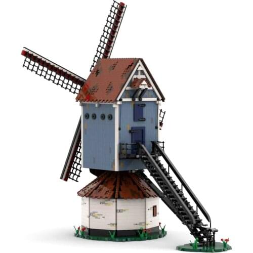 Ship within 15 days)4366Pcs MOC-79791 Bouwel WindMill Creative Dutch Windmill Building Blocks ( Designed by Peeters Kevin)
