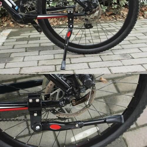 Bicycle Kickstand Cycling Parts Durable Aluminum Alloy Road Support Parking Rack Bicycle Accessories Bike Foot Brace