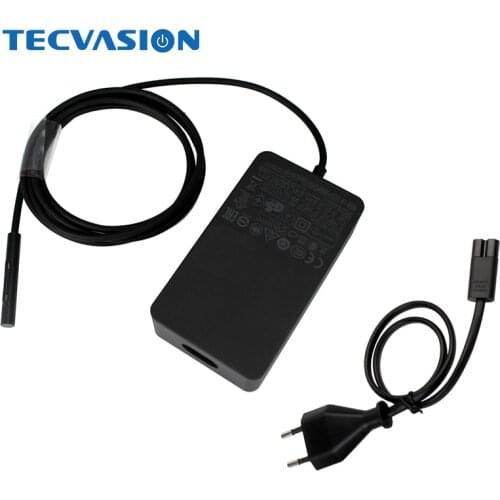 36W 12V 2.58A Tablet Adapter Charger for Microsoft Surface Pro3 Pro 3 4 i5 i7 1625 AC Power Supply 5V 1A USB Port EU US Plug