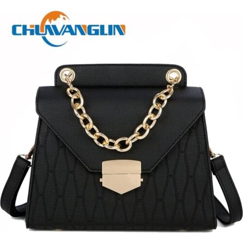 Chuwanglin Handbags women Messenger bags Leather Ladies Designer Luxury Handbags Female Shoulder Messenger Bags 5101511