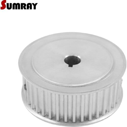 SUMRAY 5M 40T Keyway Timing Pulley 10/12/14/15/16mm bore 16/21mm width Motor Belt Pulley for 3D Printer