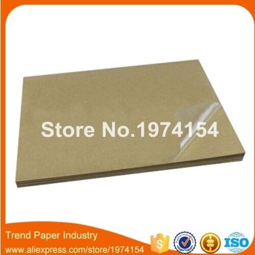 100 sheets A4 Self adhesive blank clear plastic PVC label sticker transparent PVC lamination film