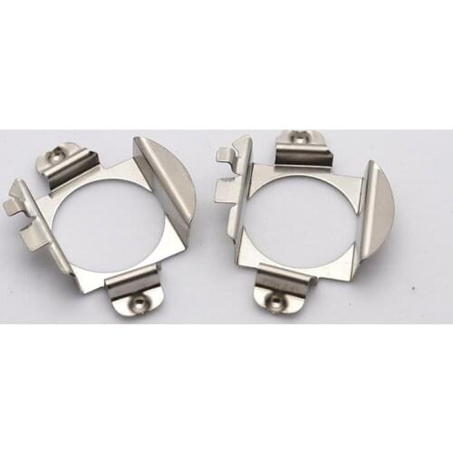 2PCS H7 LED Headlight Bulbs Adapter Base Holder For Octavia A5 FL Riich G5 Benz C Class B Class GLA Class ML B50 B70 Edge