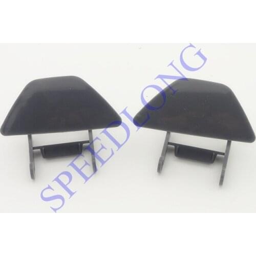 2 Pcs/Pair RH and LH front bumper headlamp washer nozzle caps covers for BMW 5 Series F10 F18 2014-2015