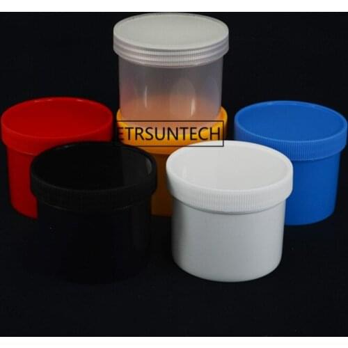 50pcs 250g Empty Cosmetic Cream Container Skin Care Bottles, Round Mask Jar Pot With Lids Cosmetic Packaging F2650