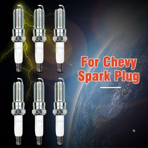 6pcs 41-103 ILTR5B11 12625058 Iridium Spark Plug For Chevrolet GMC Hummer Pontiac 41 103 41103