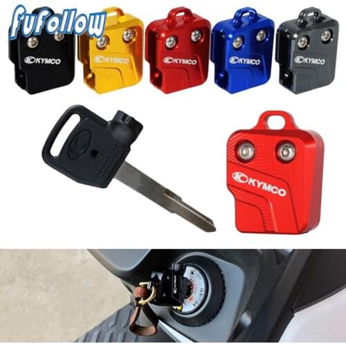 Motorcycle accessories CNC Key Cover Head Bag Cap decoration key head For KYMCO DOWNTOWN 125i 200i 300i 350i DOWNTOWN300i