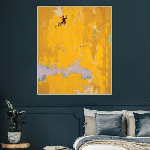 Canvas Oil Painting Clyfford Still"PH-129"Western Art Decor Poster Wall Aesthetic Home Living Room Interior Decoration