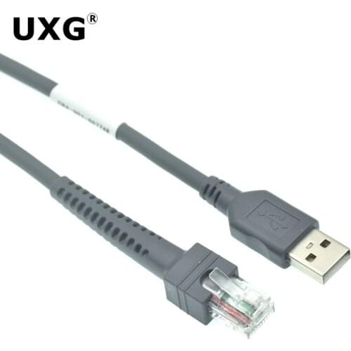 LS2208 Scan gun data cable usb RJ48 RJ50 interface scanning device cable suitable for Zebra Xunbao Motorola Honeywell Delijie