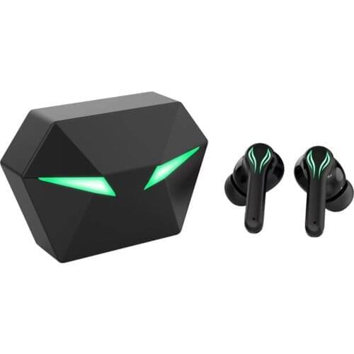 KW-01TWS Low Latency Glowing Gaming Headset IPX5 Waterproof E-sports Gaming Wireless Headset Bass Stereo