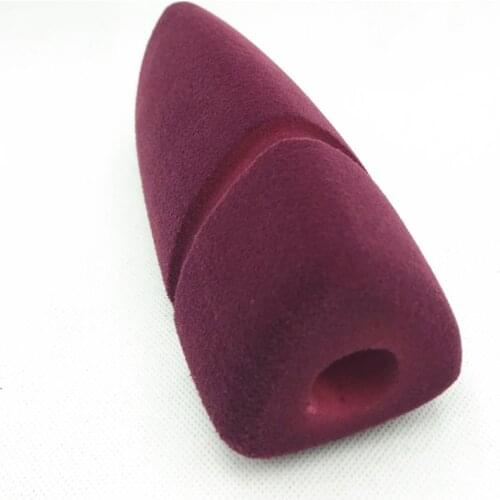 Linhuipad Advanced flocking interview Lightweight Microphone Windscreens wine red Foam Sponge Windshield Cover for Microphone