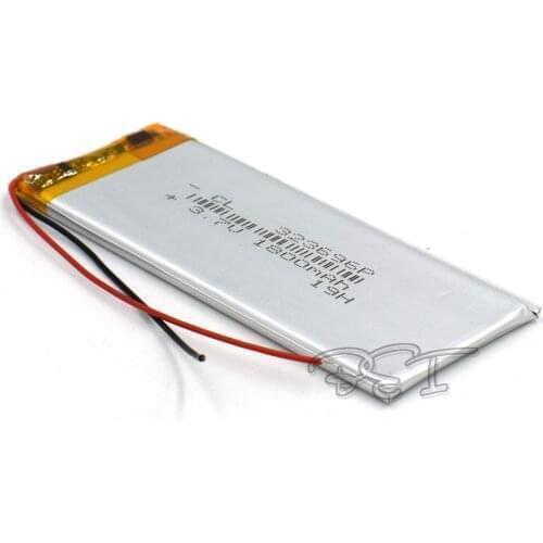 3.7V lithium battery Li-polymer Rechargeable Cell Li-ion Polymer 323696 1800mAh For PSP Navi GPS MP3 MP4 Speaker Camera