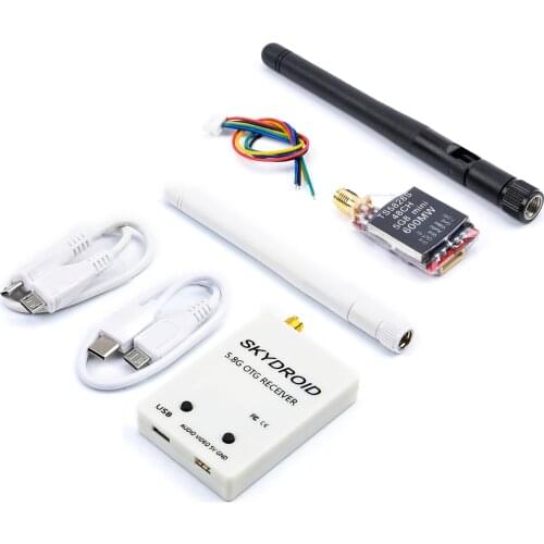 Mini 5.8G FPV Receiver UVC Video Downlink OTG + TS5828L / TS5828S 40Ch 5.8G 600mw Transmitter for VR Android Phone