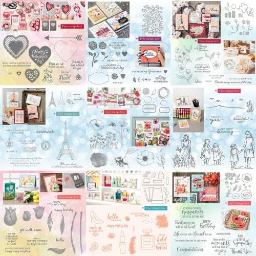 New Arrival Metal Cutting Dies Clear Stamp Template For DIY Paper Card Making Decoration Embossing Handmade Photo Album Supplie