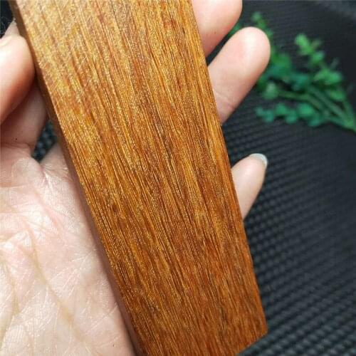 Full gold star rosewood carved slingshot handle pieces knife handle patch town ruler material gold Pterocarpus indicus Willd