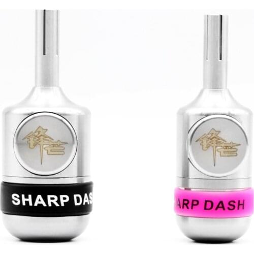 New Products Stainless Steel Tattoo Grips With Magnetic Needles Holder KeepThe Needles Close To The Tips Non Slip Design