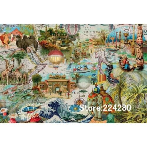 Needlework,Nature Animal Cross sttich Handmade Scenery 14CT Counted Canvas DIY,Cross-stitch kits,Embroidery Art Home Decor