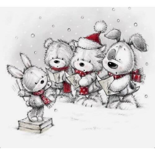 Animal Chorus Stamp METAL DIE Lace A Scrapbooking Papercraft Card Album Punch Stencil Art Cut Dietampons