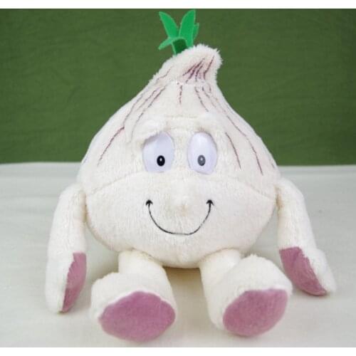 Lovely Sprouting garlic Onion Creative plant pillow cushion plush fruit vegetables food Anti-stress soft girl Children toys gift