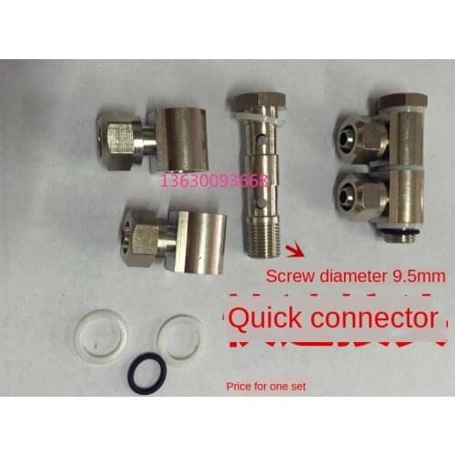 Tire Removal Machine Tire Removal Machine Accessories Kexing Gas Pipe Joint Hollow Screw Small Cylinder Head Tee Gas Pipe Joint