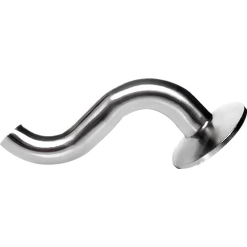 19mm Pipe OD x 1.5" Tri Clamp K50.5mm 100mm 200mm Long Faucet Tap S Shape SUS 304 Stainless Steel Homebrew