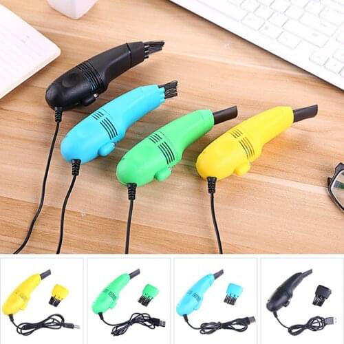 USB Mini Computer Keyboard Vacuum Cleaner Dust Cleaning Kit Handheld Keyboard Brush Device For PC Laptop Portable SCIE999