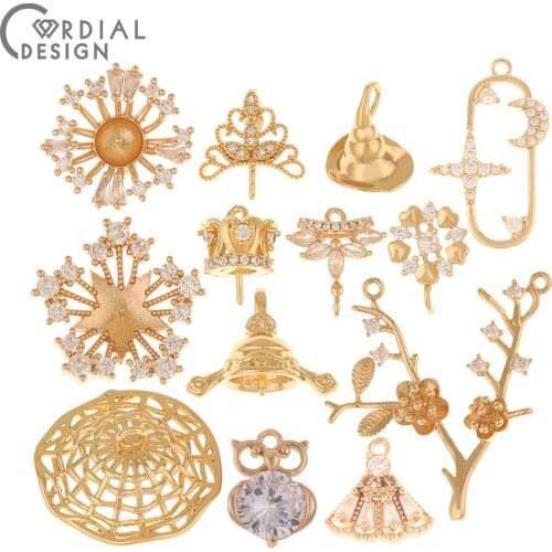 Cordial Design 6Pcs Choose/Jewelry Accessories/Necklace Pendant/DIY Making/Multi Shape/Hand Made/Jewelry Findings & Components