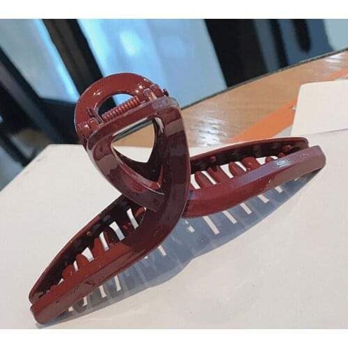 Women Hair Clip Acrylic Hairpins Cross Girl Washing Tools Decoration Accessories MPwell