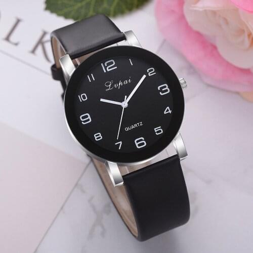 Fashion 2020 Lvpai Womens Casual Quartz Leather Band Watch Analog Wrist Watch Valentine Gift Crystal Stainless Steel Dropship55
