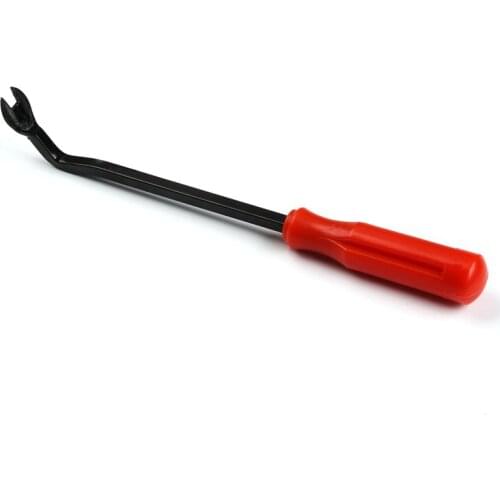 1pc Dia 8mm Red+Black Screwdriver Plastic Fastener Car Door Panel Nail Screws Puller Interior Trim Panels Auto Clip Tools
