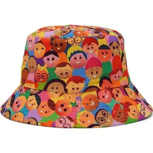 2021 Women Summer Fisherman Hat Men Bucket Caps Reversible Sun Protection Beach Panama Cap Fishing Hat