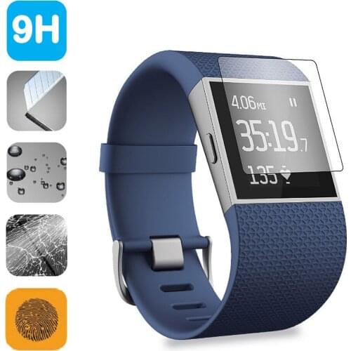 9H Tempered Glass LCD Screen Protector Shield Film for FitBit Surge Accessories