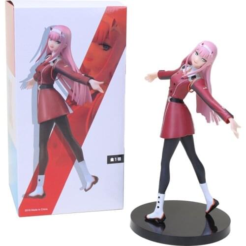 ZeroTwo 02 DARLING IN THE FRAN GK 21CM PVC Anime Action Figure Desktop Collection Sexy Girl Model Toys For Children Figma
