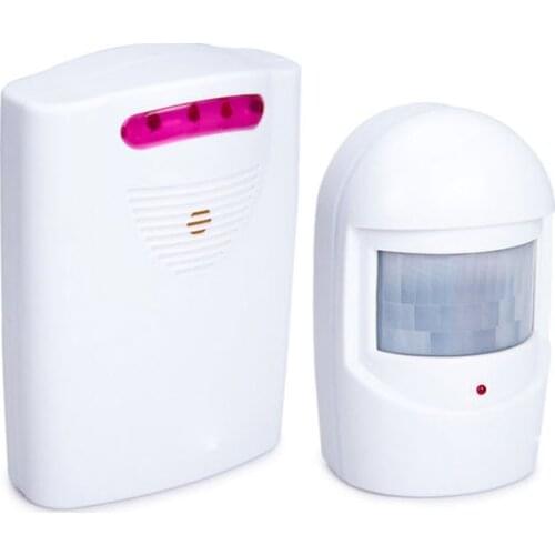 Wireless Motion Sensor Detector Door Gate Entry Bell Chime Alert Infrared Alarm Doorbell Switch Anti-thief Alarm Guest Prompt
