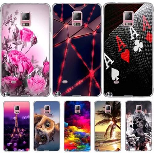 For Samsung Galaxy Note 4 Case Silicone TPU Funda For Samsung Galaxy Note 4 Phone Case Coque For Samsung Galaxy Note 4 Cute Case
