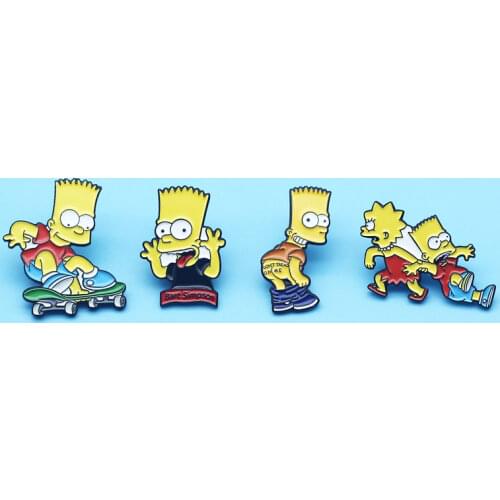 Lovely Anime Cartoon Enamel Pins Interesting Metal Cartoon Brooch Collection Backpack Hat Bag Collar Lapel Badges Fashion Jewel