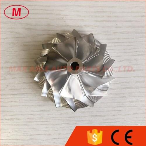 K26 52.40/75.60mm 7+7 blades turbo billet/milling/aluminum 2618 compressor wheel
