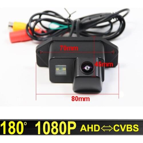 180 Degree AHD 1920x1080P Night Vision Car Rear View Reverse Parking Backup Camera For Mitsubishi Lancer EX 2008-2015