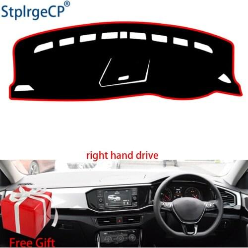 Car Dashboard Cover Mat for Volkswagen TAYRON 2019 Right Hand Drive Dashmat Pad Dash Mat Covers Dashboard Accessories