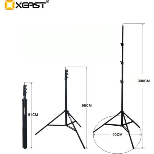 XEAST 300CM /3M Laser Level Tripod 1/4' Nivel Laser Tripod for Laser Level Adjustable SPCC metal Tripod