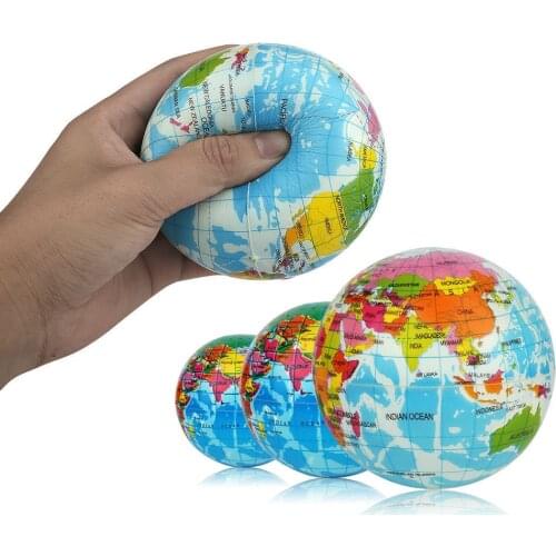 Soft Squishy Toy Creative Earth World Map Toys For Children Slow Rising Stress Relief Antistress Novelty Gag Toy Kids Funny Gift